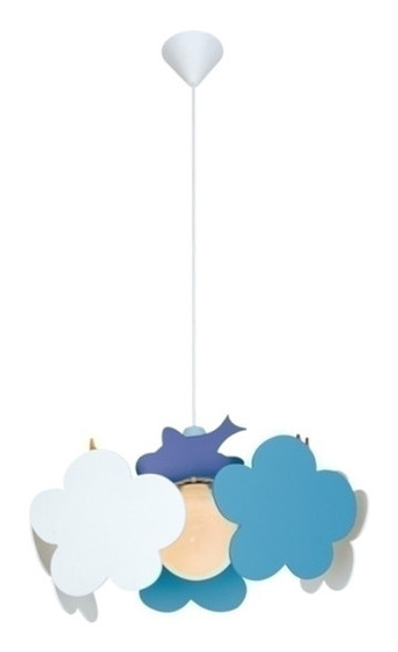 Colgante Infantil Con Motivo De Nubes Celestes - Gn0665 0