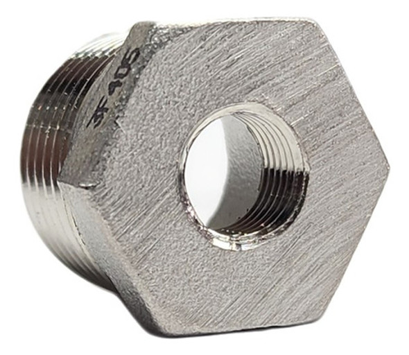 Bucha De Redução De Inox 316 De 1/2 Para 1/8 Bsp 1 Bucha De Redução De Inox 316 De 1/2 Para 1/8 Bsp 1