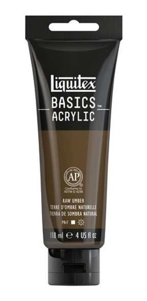 Tinta Acrílica Liquitex Basics 118ml 331 Raw Umber 0