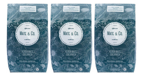 Promo Yerba Mate Orgánica Mate&co Especial Despalada X 3 0