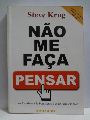 Livro Não Me Faça Pensar Steve Krug 2º Edição 1