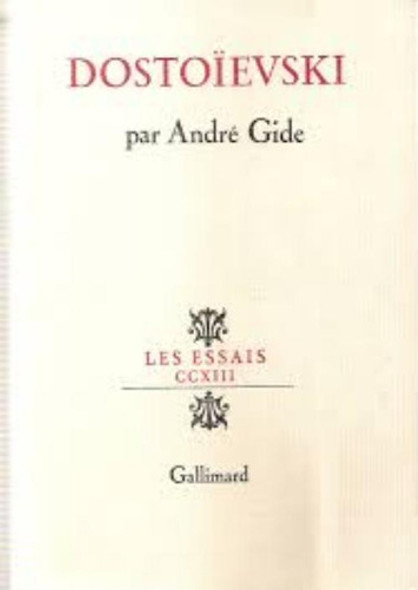 Dostoievski De Andre Gide Pela Gallimard (1981) 0
