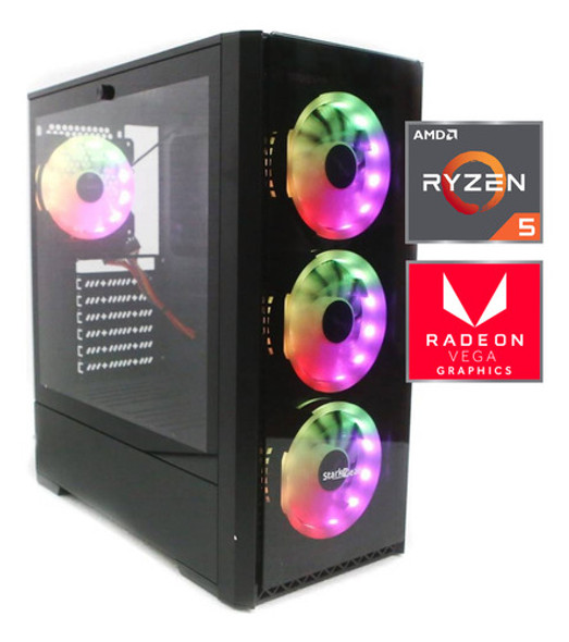 Pc Gamer Amd Ryzen 5 5600 6 Nucleos 32gb 480ssd Radeon Vega7 1
