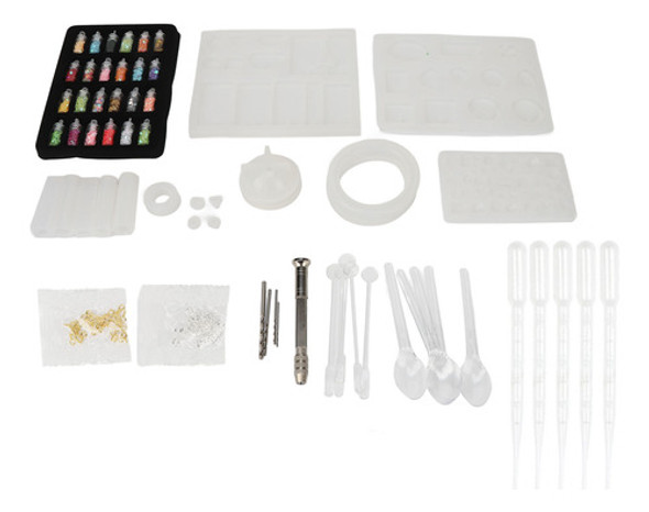 Conjunto De Moldes De Silicone Diy Com Formas Diferentes E P 1