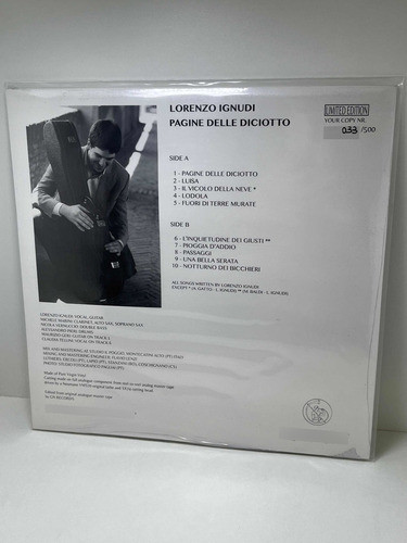 Vinil Lorenzo Ignudi - Pagine Delle Diciotto - Ed. Numerada 1