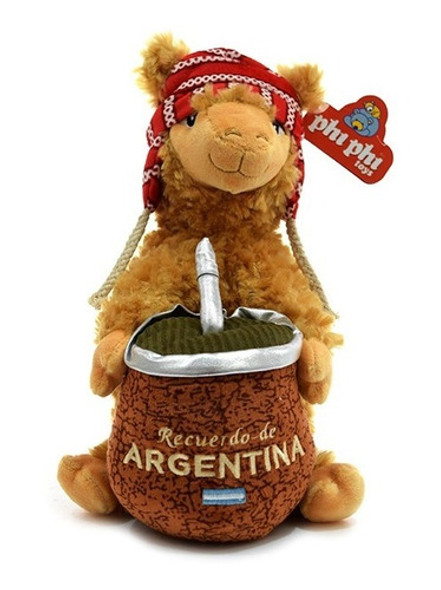 Peluche Llama Con Mate 25cm - Phi Phi Toys 0