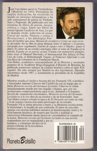 Libro Memoria Secreta Del Hermano Leviatan Juan Vanhalen 1