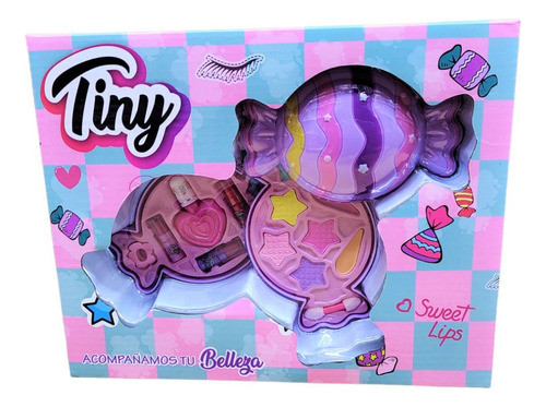 Set Maquillaje Infantil Forma Caramelo Despelgable ELG 3036 1