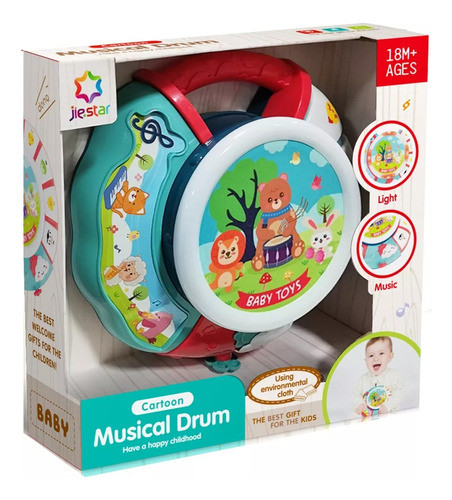Tambor Musical Bebe Juguete 0