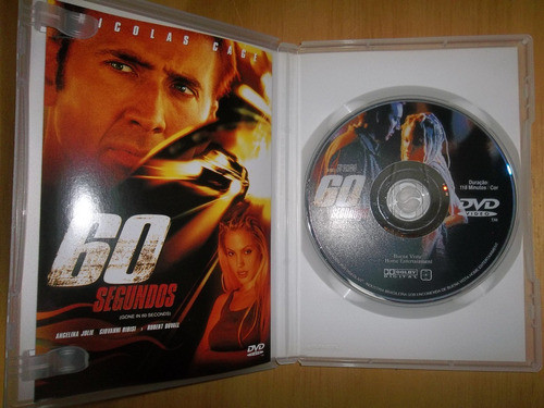 Dvd 60 Segundos Nicolas Cage Com Encarte Interno 1