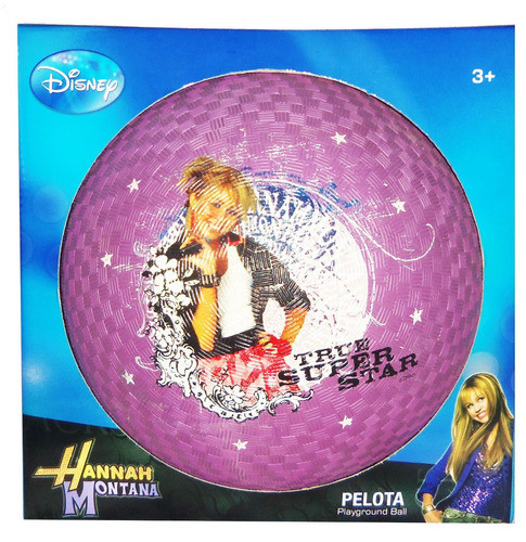 Pelota De Caucho Hannah Montana 0