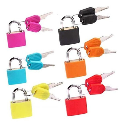 Candados Multicolor X 6u 1