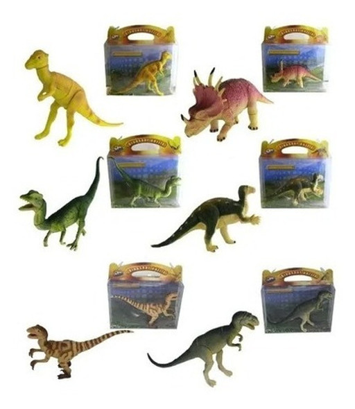 Dinosaurios De Goma Rompecabezas 3d - Combo 6 Unidades 0