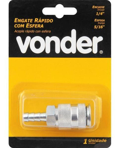 Engate Rapido Espigao 5/16  Com 1 Peça  - Vonder 0