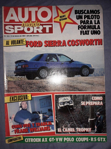 Revista Auto Hebdo Sport Nro 153 (españa) 0
