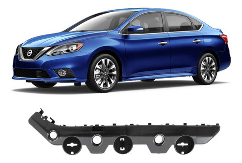 Guia Suporte Parachoque Sentra 2017 2018 2019 2020 Esquerdo 0