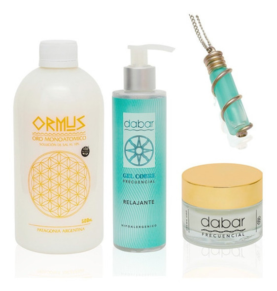 Full Combo 1 Ormus + Crema 50ml+gel 200ml + Colgante Cobre 0