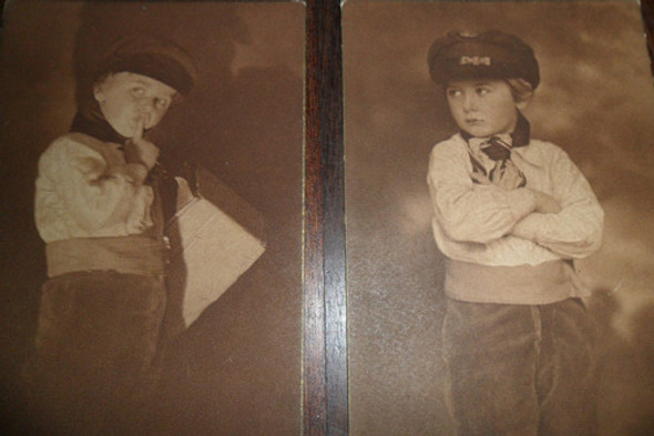 Antigua Foto Fotografia Niño Gaucho Gauchito Vestimenta Tipi 1