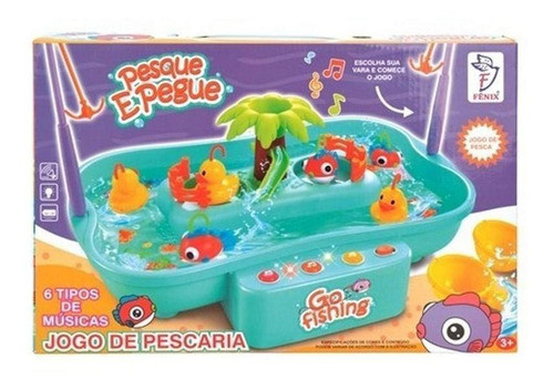 Jogo De Pescaria Musical Com Aguá Fênix Npp415 1