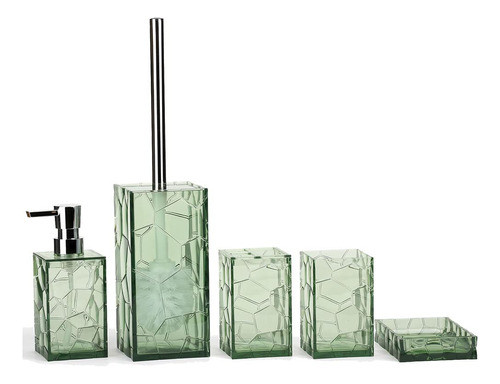 Juego De Accesorios De Bao Acrlicos, Juego De 5 Accesorios D 0