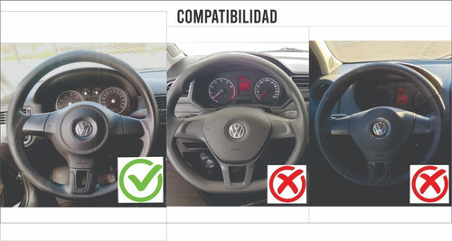 Aplique Central Volante Volkswagen Vw Bora Gol 1 Pieza Full 1