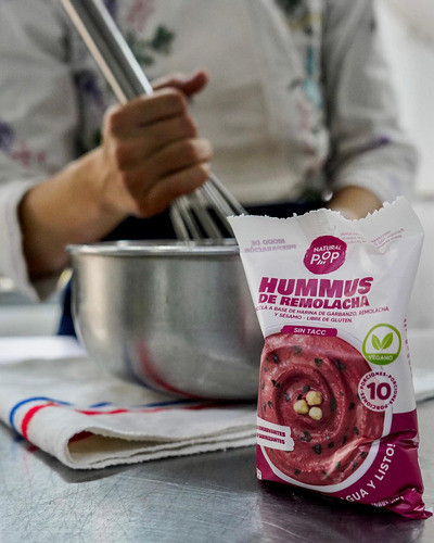 Premezcla Hummus Remolacha Instantáneo 40 Porciones Natural 1