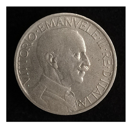 Italia 2 Liras 1924 Muy Bueno Km 63 Victor Emanuel Iii 1