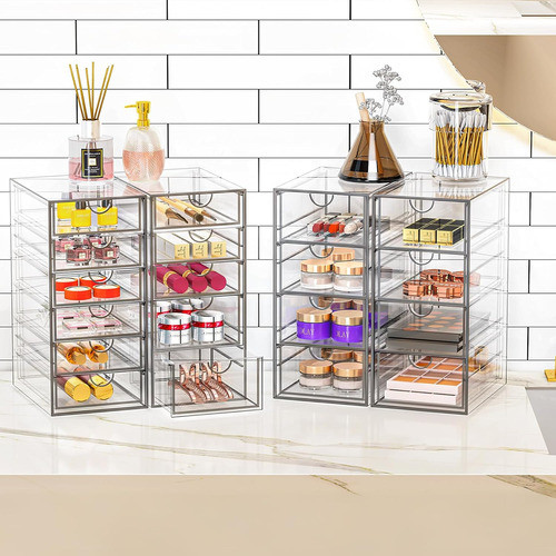 Organizador De Maquillaje Con 19 Cajones Y 4 Paquetes 1