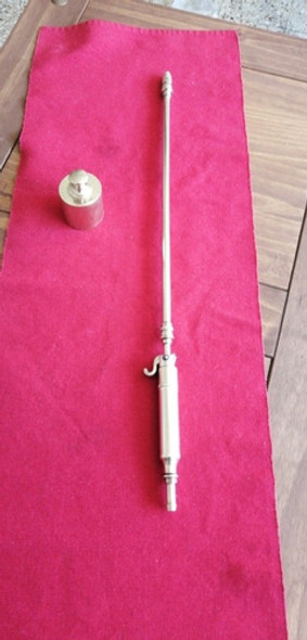 Puntero De Fumigadora Ant. Bronce Y Pesa 1 Kg  Y Pesa 500 Gr 0