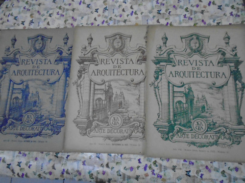 Revista De Arquitectura Centro D Estudiantes Antigua 1916-18 0