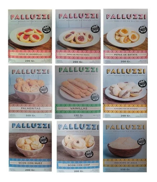 Galletitas Palluzzi X Caja De 10 Paq. A Eleccion (sin Tacc) 0