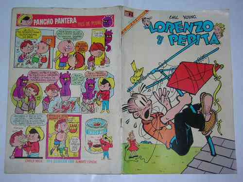 Lorenzo Y Pepita 1969 Ediciones Novaro Nro 290 Comic Pantera 0