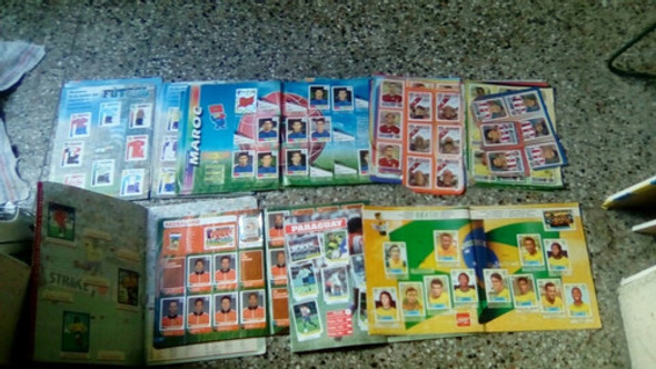 Colección Álbum Figuritas Fútbol Antiguos Varios Lote De 7 1