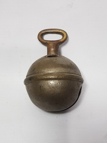 Antiguo Cascabel Bronce Diámetro Grande Mag 56252 0