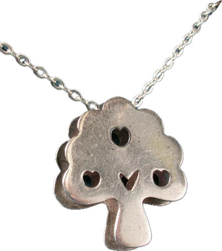 Luli Plata 925 Colgante Y Cadena Arbol De La Vida Pasante 0