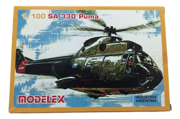 Kit Avión Modelex Sa 330 Puma 1:100 36 Piezas. 0