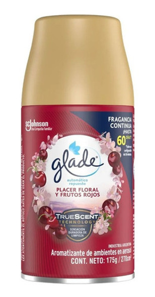 Aromatizante Repuesto Glade Placer Real Y Frutos Rojos 175g 0 Aromatizante Repuesto Glade Placer Real Y Frutos Rojos 175g 0