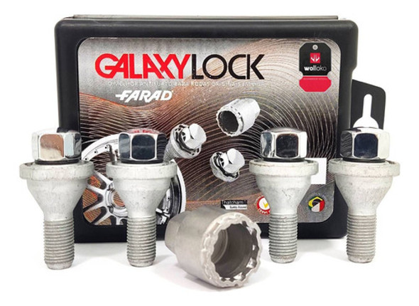 Parafuso Trava Antifurto De Roda Galaxylock Audi A3 Za/m 0
