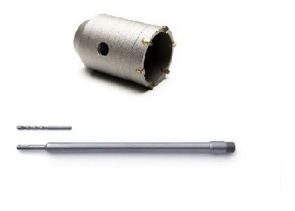 Mecha Copa 75mm Widia M22 + Eje Sds Plus 23cm C/mecha Bremen 1