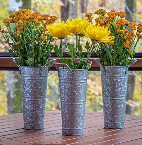 Walford Home Juego De 3 Jarrones Decorativos Para Decoracio 0