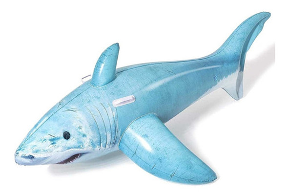 Inflable Gran Tiburon Blanco 0