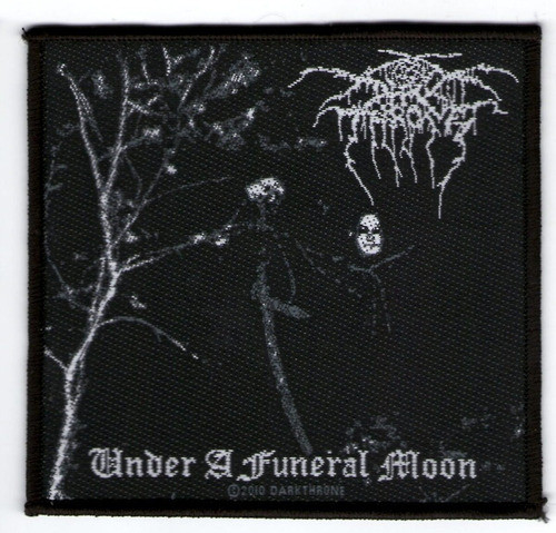 Patch Microbordado Darkthrone - Under A Funeral Moon Oficial 0