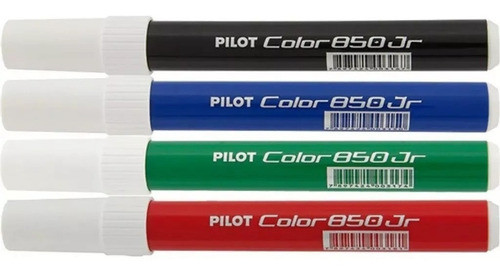 Caneta Hidrografica Colorida 850 L Jr Pilot 4.0 Mm Com 4 Un 0
