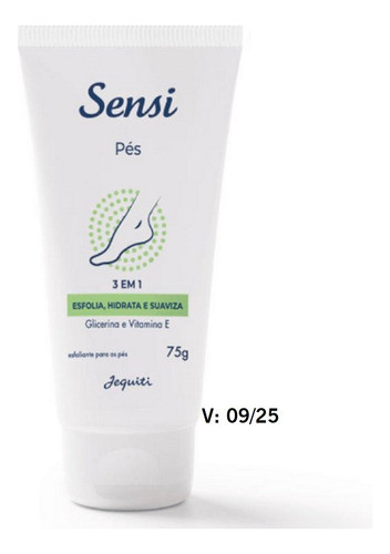 Jequiti Kit Sensi Esfoliante Para Os Pés E Meias De Silicone 1