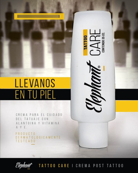 Cremas Post Tattoo Care, Elephant. Cuidado Tatuaje X25u 1