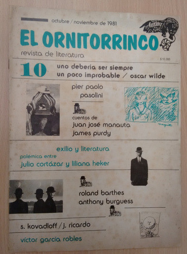 El Ornitorrinco Revista De Literatura Varios Números 0