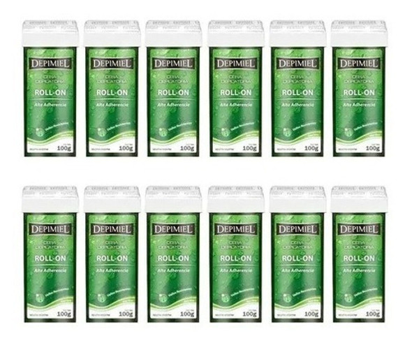 Cera Roll On Alta Adherencia Descartable- Depimiel Pack X 24 0