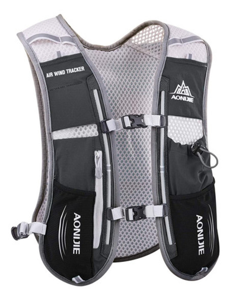 Mochila Senderismo Impermeable Ligera Negra Chaleco 5l 1