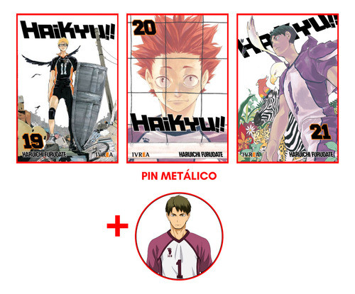 Combo Haikyu!! 19 A 21 - Manga - Ivrea 0