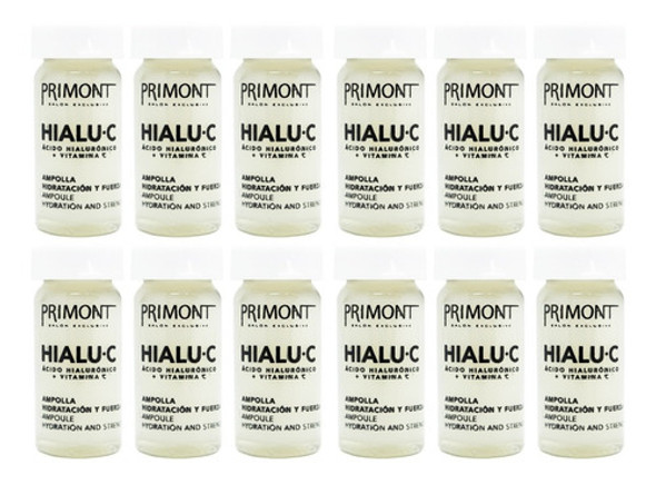 Primont Hialu C Acido Hialuronico X12 Ampollas Cabello 3c 0